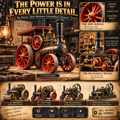 🔥 Ready to Fire Up the Past?! 🚂 2026 Steam-Powered America – 24 Days of Iron Giants & Legendary Machines!