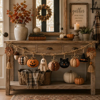🔥HOT SALE 49% OFF - 🍂Cozy Fall Fabric Garland🎃