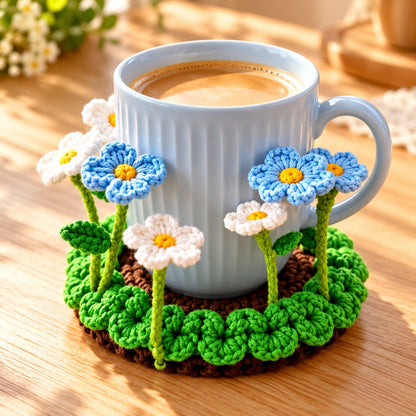 Handmade Crochet Floral Coaster | Everlasting Table Art 🌸