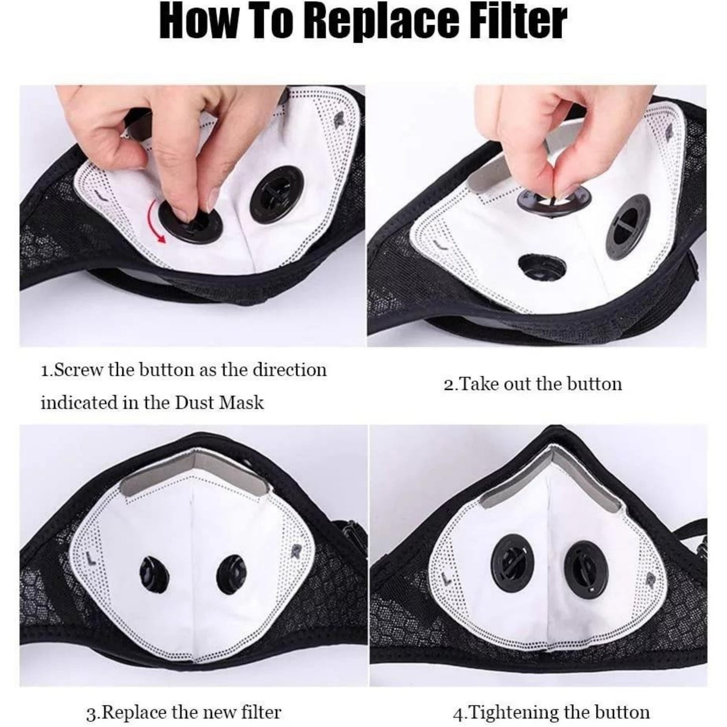 🔥LAST DAY 50% OFF - 💖Reusable Carbon Filter Dust Mask – Built for Active Lifestyles