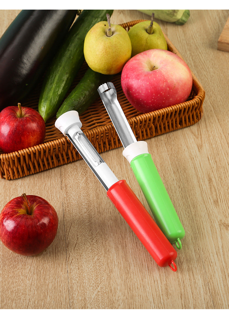 2-in-1 Apple Corer & Peeler Tool | Stainless Steel