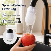 50Pcs Cotton Filter Bags + 5pcs Fixing Straps
