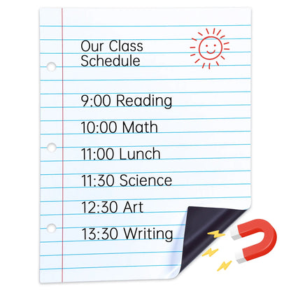 🔥Back to School Essential 49% OFF📝 Giant Magnetic Lined Paper Whiteboard🧑‍🏫💕Perfect for Teaching, Writing Practice, To-Do Lists & Daily Planning