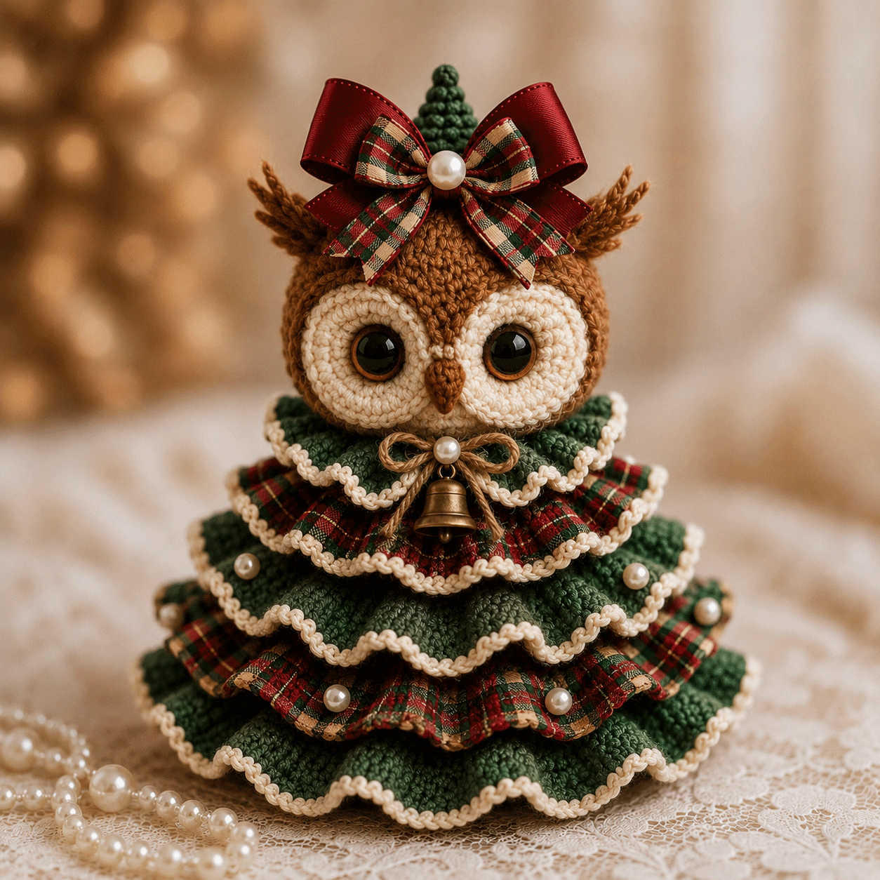 🔥Last Day 49% OFF - 🎄Crochet Animal Christmas Tree DIY Kit