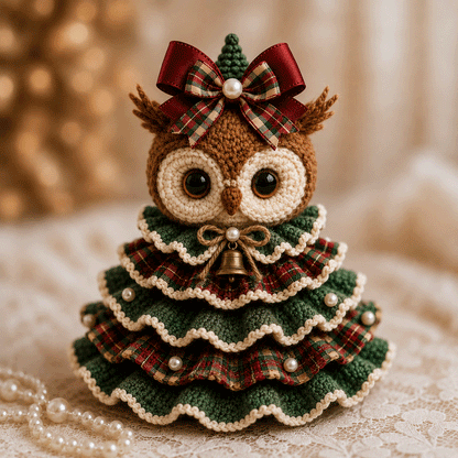 🔥Last Day 49% OFF - 🎄Crochet Animal Christmas Tree DIY Kit