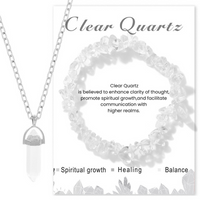 White crystal stone