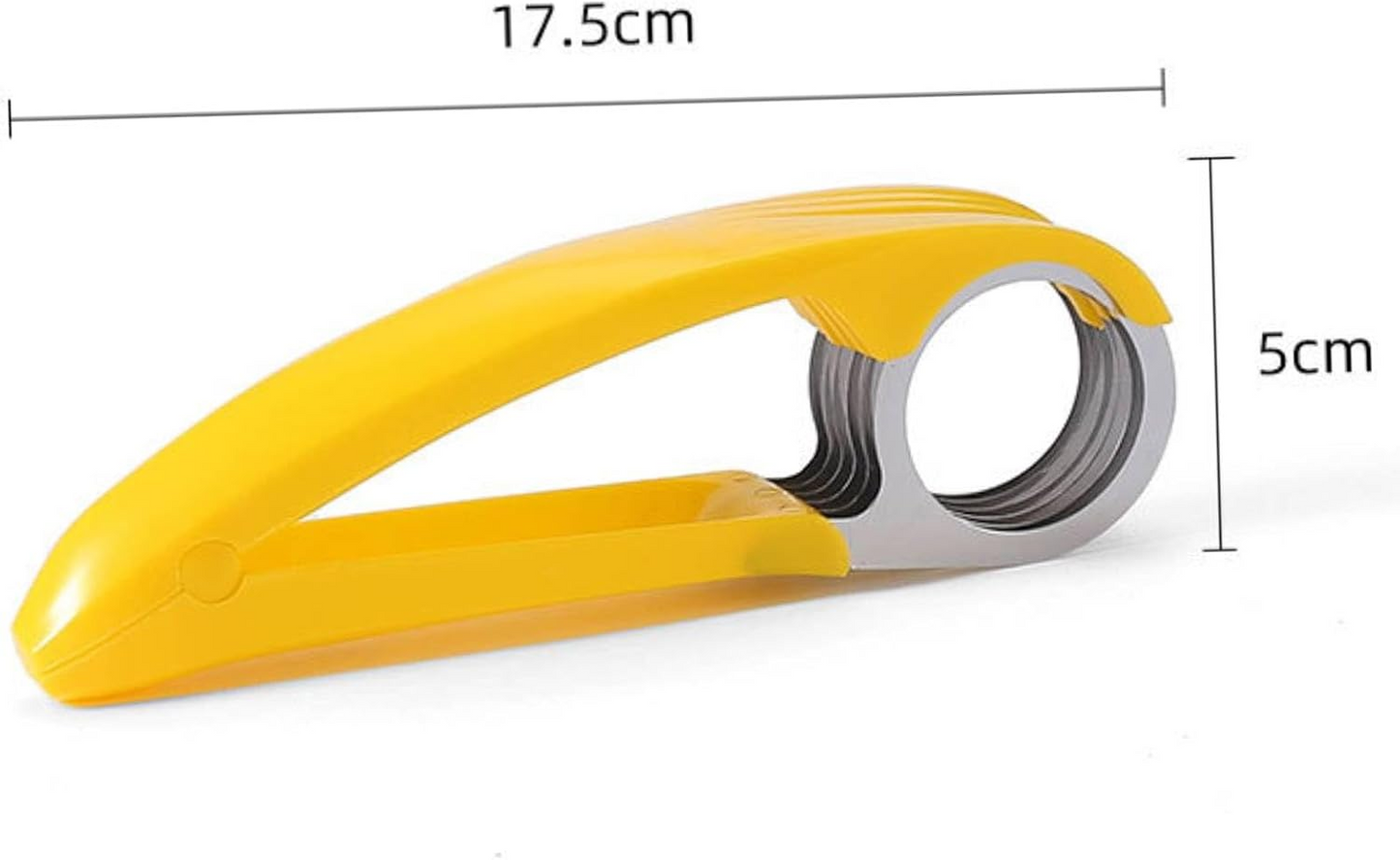 🍌Banana Slicer🍓Stainless Steel Strawberry 🥒 Cucumber Cutter - Dishwasher Safe