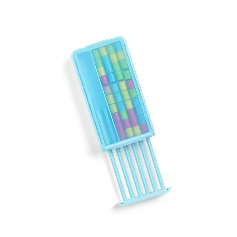 🌈 Mini Color Stack Challenge 🎯 – Jeu de Voyage Casse-tête Portable avec 40 Anneaux Colorés ✈️