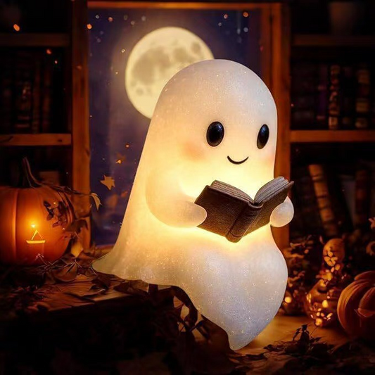 ✨Le Fantôme Lecteur Confortable – Décoration Veilleuse à -49%