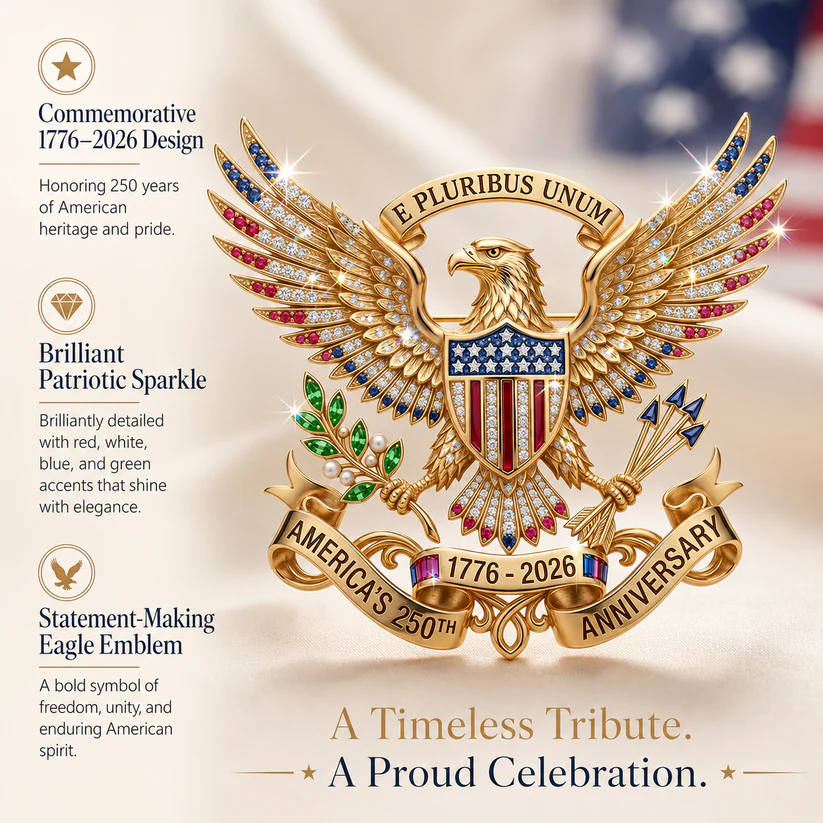 Broche du 250e anniversaire des États-Unis