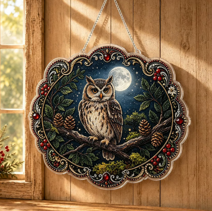 🎃🐈Halloween Black Cat Moon Diamond Art Hanging Ornament Kit