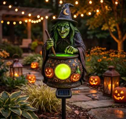 🔥Dernier jour : 47 % de réduction🧙Lumière de Chaudron de Sorcière Solaire pour Halloween