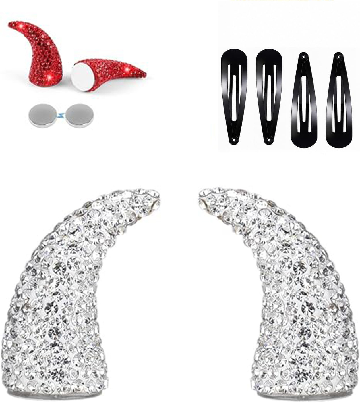 💥 LAST DAY 49% OFF - 😈✨ Cute Sparkle Magnetic Devil Horns