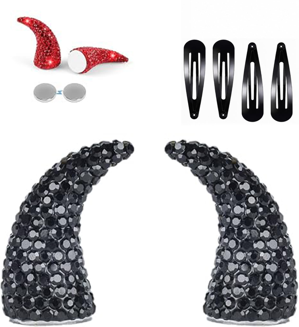 💥 LAST DAY 49% OFF - 😈✨ Cute Sparkle Magnetic Devil Horns