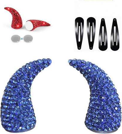 💥 LAST DAY 49% OFF - 😈✨ Cute Sparkle Magnetic Devil Horns