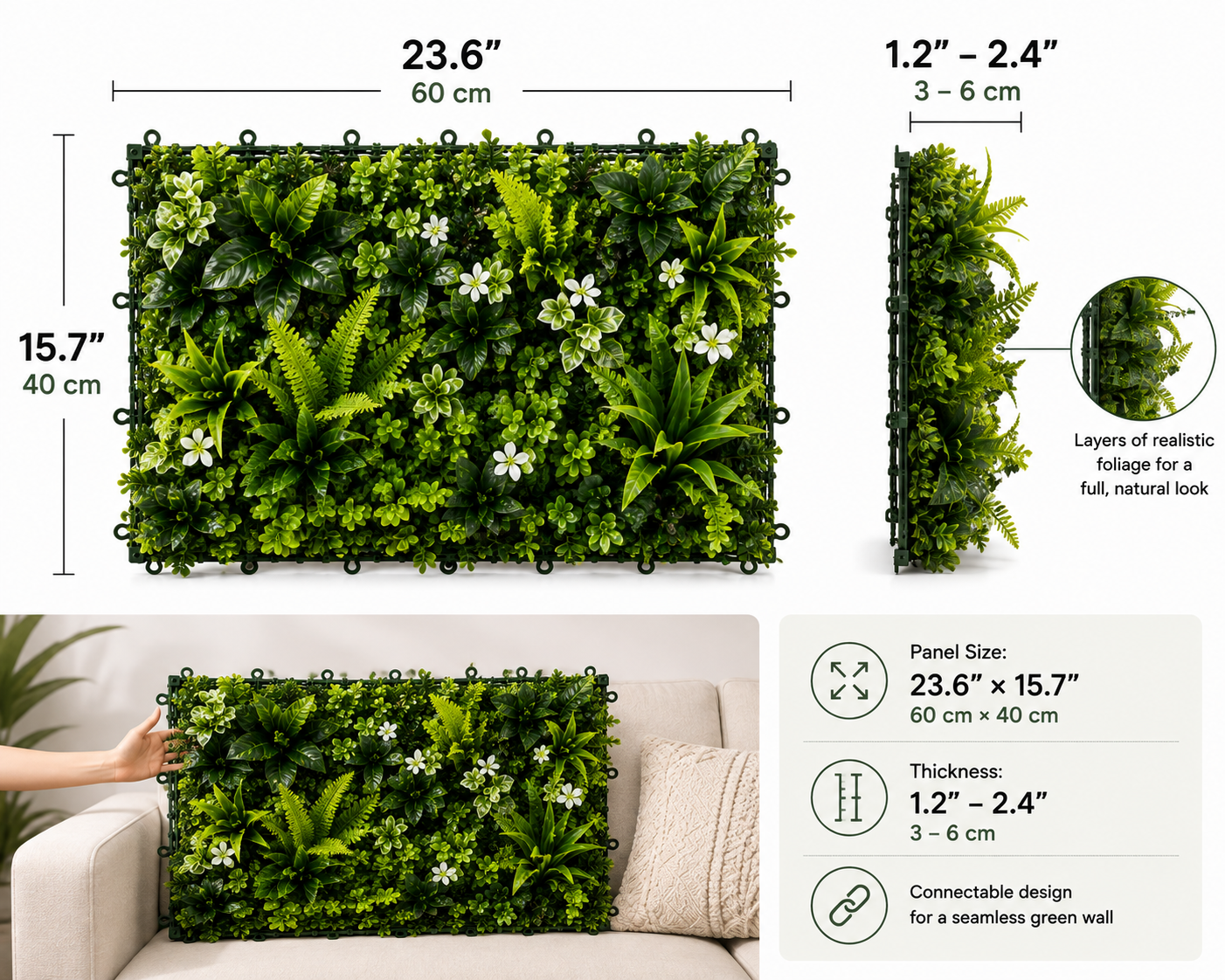 Turn Any Empty Wall Into Lush Greenery—In Minutes.