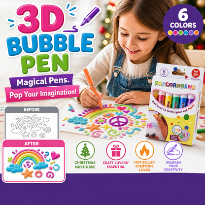 💥Hot Sale 50% OFF - DIY Bubble Popcorn Drawing Pens