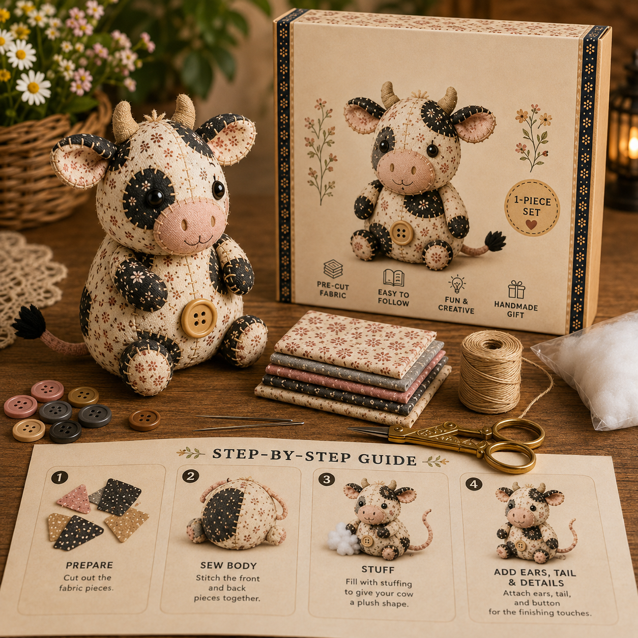 🔥Last Day 49% OFF - DIY Animal Sewing Kit