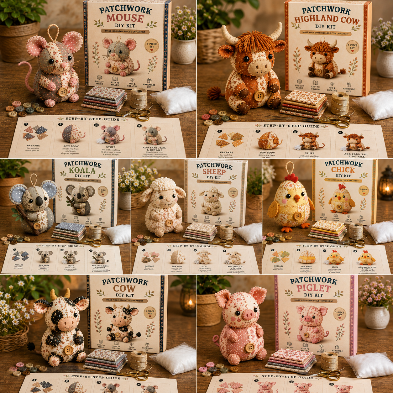 🔥Last Day 49% OFF - DIY Animal Sewing Kit