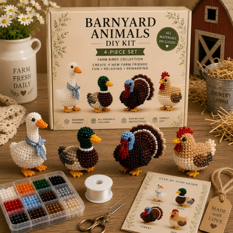 💖💖3D Beaded Animal&Fantasy DIY Collection