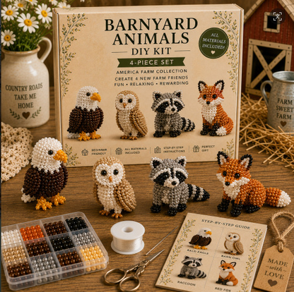 💖💖3D Beaded Animal&Fantasy DIY Collection
