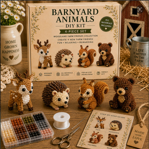💖💖3D Beaded Animal&Fantasy DIY Collection