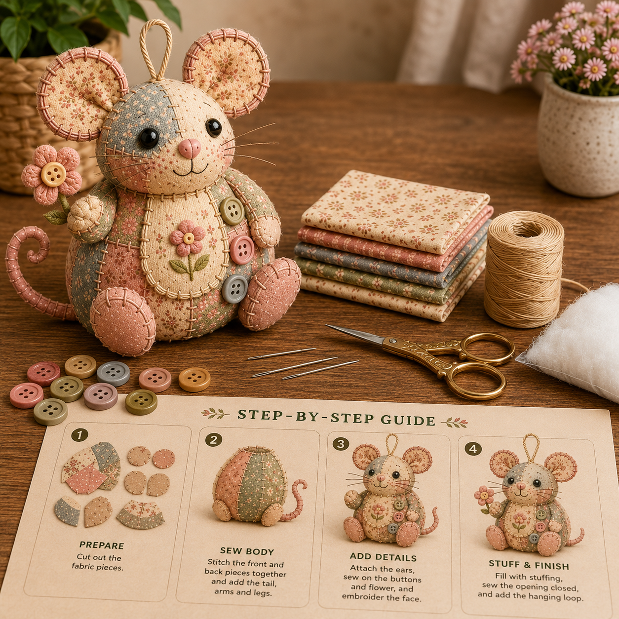 🔥Last Day 49% OFF - DIY Animal Pumpkin Sewing Kit