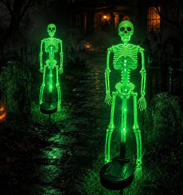 🎃Halloween Early Bird Special 50% OFF 💀Skeleton Solar Light Garden Stake