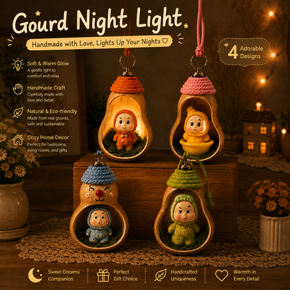 🔥Last Day 69% OFF - Gourd Night Light Ornament