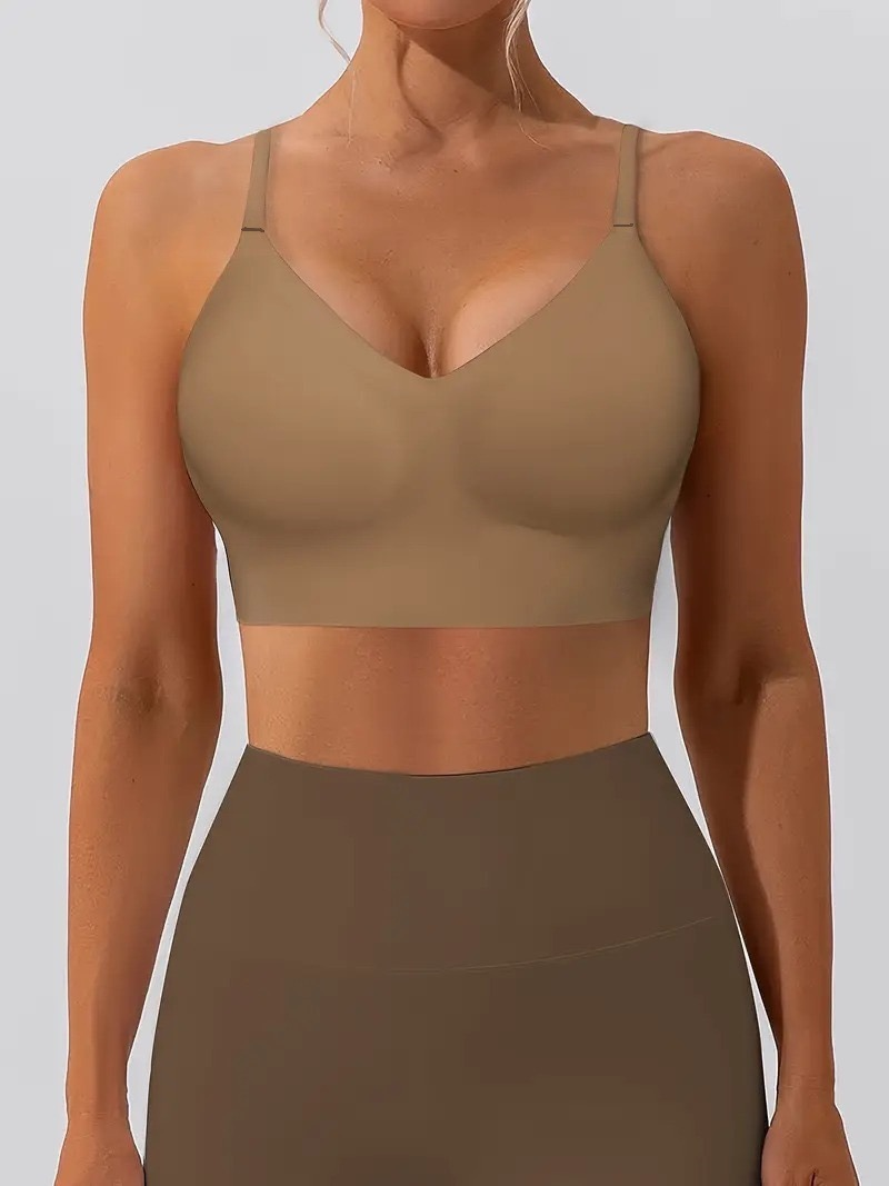 🔥🔥 Wireless Back‑less Solid‑Color Women's Bra