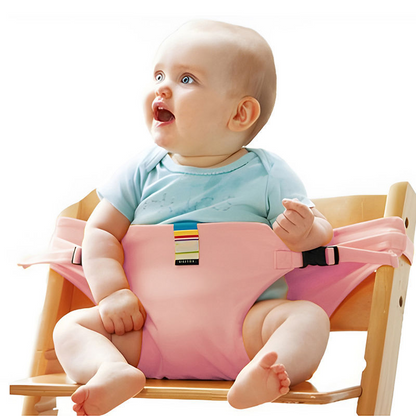 Adjustable‑Strap Baby Dining Safety Harness | Portable Feeding Seat for Most High Chairs