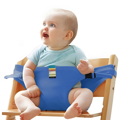 Adjustable‑Strap Baby Dining Safety Harness | Portable Feeding Seat for Most High Chairs
