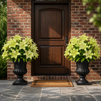 🔥Last Day 69% OFF💐‑Faux Lily Blooms‑UV Resistant, Waterproof, Windproof