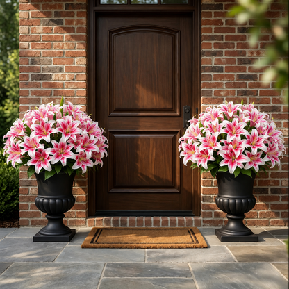 🔥Last Day 69% OFF💐‑Faux Lily Blooms‑UV Resistant, Waterproof, Windproof