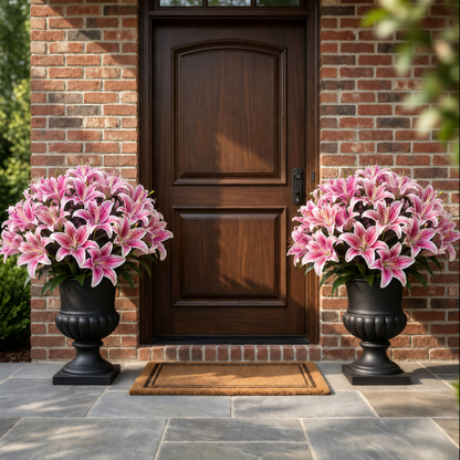 🔥Last Day 69% OFF💐‑Faux Lily Blooms‑UV Resistant, Waterproof, Windproof