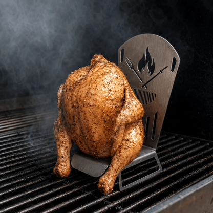 🍗Metal Beer Can Chicken Chair – Upright BBQ Roasting Stand🍗