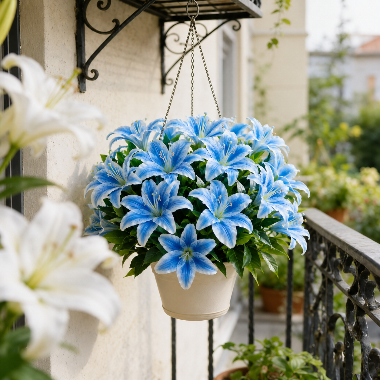 🔥Last Day 56% OFF💐‑Premium Artificial Lily Flowers‑UV Resistant, Waterproof, Windproof