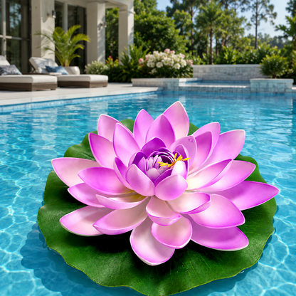 🔥60% OFF🔥 Artificial Outdoor Lotus Flowers‑UV Resistant Waterproof Pond Decor