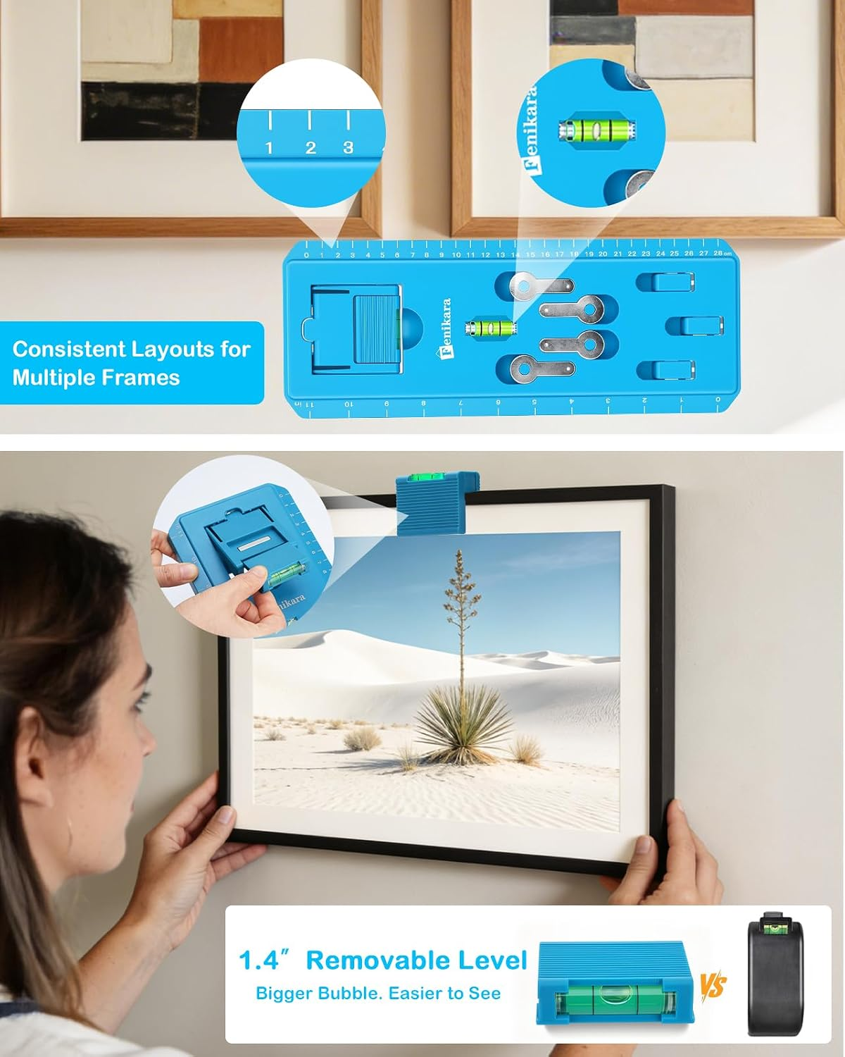 🔥Last Day: 50% OFF🔥Picture Hanging Kit with Level