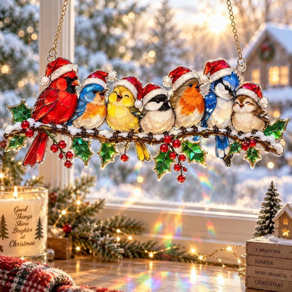 ✨ Whimsical Christmas Window Suncatchers – 11 Whimsical Stained-Glass Window Designs🎄
