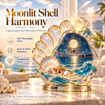 🌊 Coastal Glow Crystal Clock Collection — Bring the Beauty of the Sea Home ✨