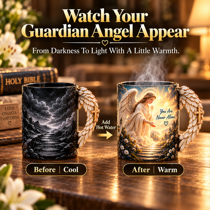 🔥Last Day 49% OFF🔥🪽 Angel’s Embrace™ ✨– Guardian Angel Heat-Reveal Mug | You Are Never Alone