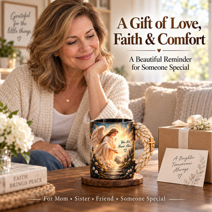 🔥Last Day 49% OFF🔥🪽 Angel’s Embrace™ ✨– Guardian Angel Heat-Reveal Mug | You Are Never Alone