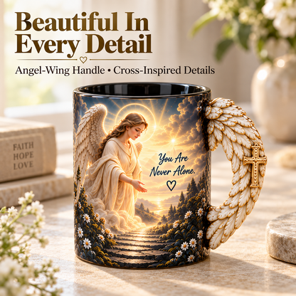 🔥Last Day 49% OFF🔥🪽 Angel’s Embrace™ ✨– Guardian Angel Heat-Reveal Mug | You Are Never Alone