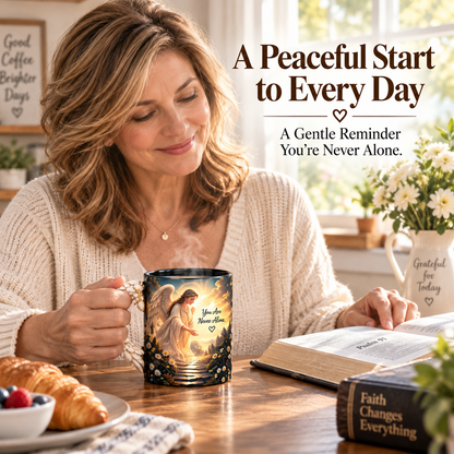 🔥Last Day 49% OFF🔥🪽 Angel’s Embrace™ ✨– Guardian Angel Heat-Reveal Mug | You Are Never Alone