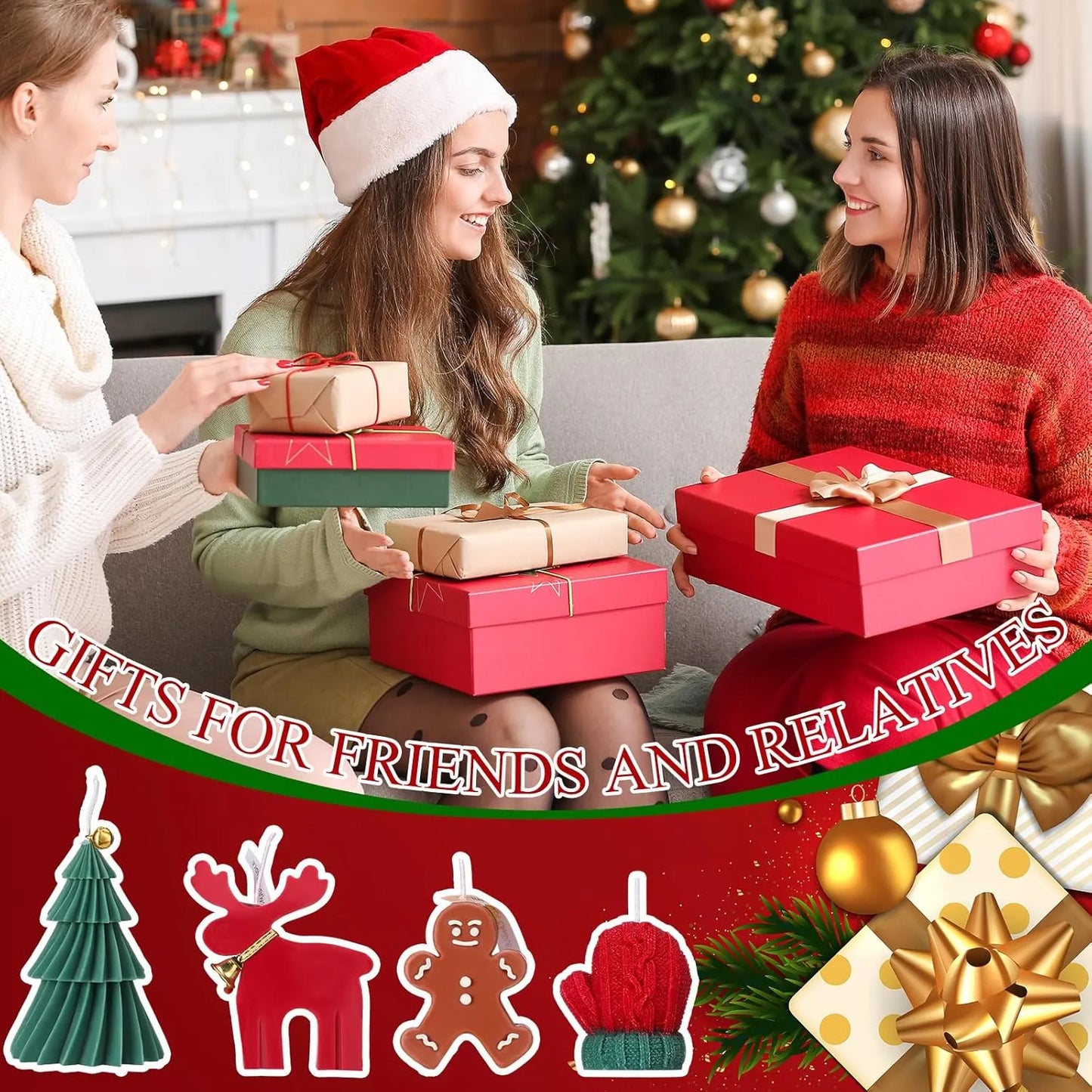 🎅Christmas Early Discount 49% Off✨Handmade Christmas Scented Candle Gift Set: A Festive Essential for Atmosphere & Gifting🕯️🎄