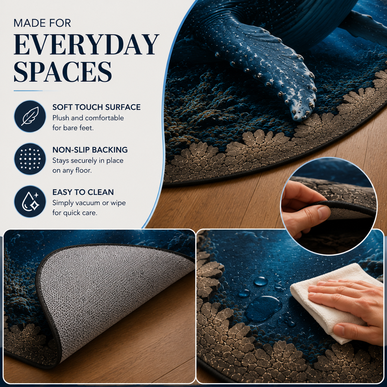 🌊 50% OFF Ocean Portal Illusion Rug™ - A Realistic 3D Ocean World Beneath Your Feet