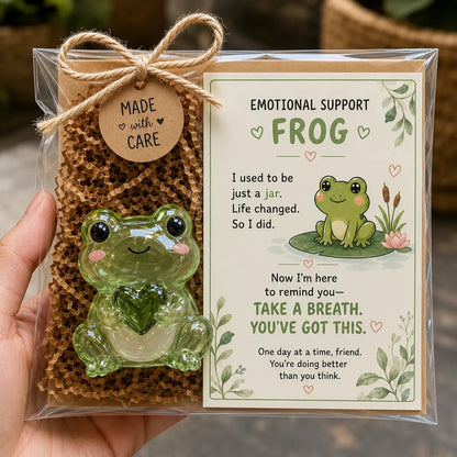🌸🐝🦛 Emotional Support Glass Animal Gift Set – A Meaningful Little Reminder That You Matter 💕
