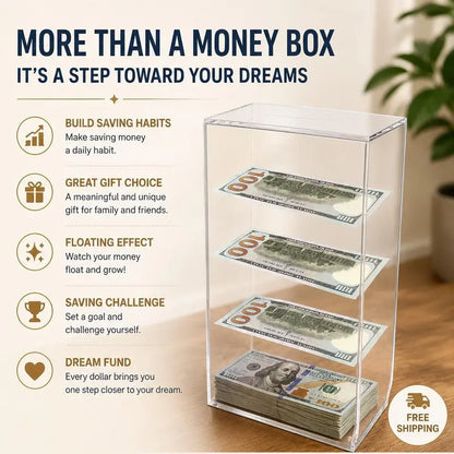 🔥 LAST DAY 50% OFF | Dream Fund Floating Money Box – Save For What Matters Most
