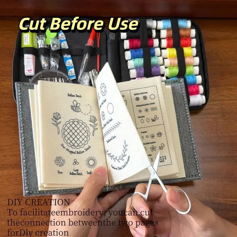 ❤️Beginner-Friendly🪡Stitch Book 📖with 143 different stitches